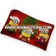 Hot style custom sublimation Mini Cosmetic Christmas Pouch Bag