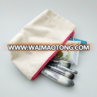 China Supplier Customized Canvas Cosmetic Make Up Bag