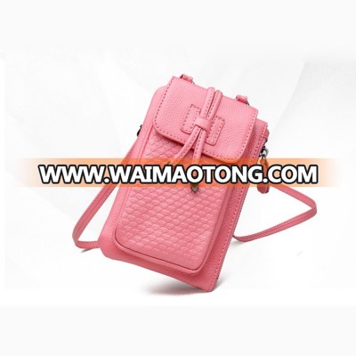 Phone case Leather bag with Strap for women gilr carry