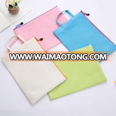 Wholesale Canvas Zipper Document Cosmetic Bag