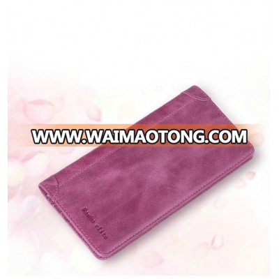 Womens Genuine Leather Wallet Organizer Slim Leather Wallet