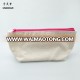 China Factory Wholesale Canvas zipper Cosmetic Bag Makeup Travel Bag