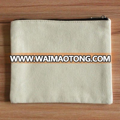 Best Selling Custom Canvas Zipper Pouch /Canvas Zipper Bags Wholesale