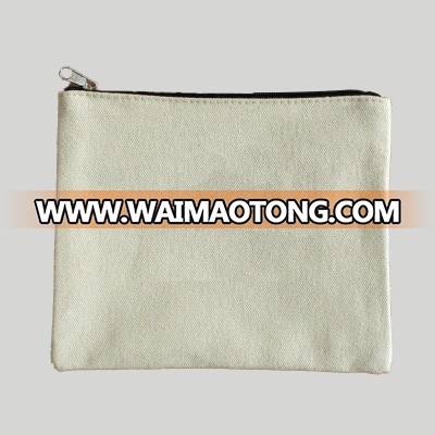 Customized High Quality Canvas Zipper Makeup Bag